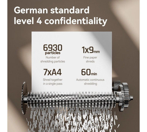 Шредер Deli ET097