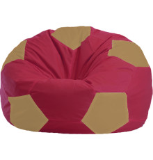 Кресло-мешок Flagman Мяч Стандарт М1.1-301 бордовый/бежевый