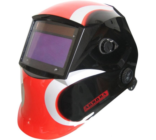 Сварочная маска Aurora Sun-7 черный/белый/красный