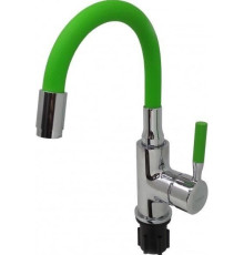 Смеситель Ledeme L1399-5 хром/зеленый