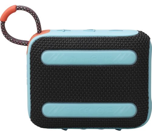 Беспроводная колонка JBL Go 4 черный/оранжевый
