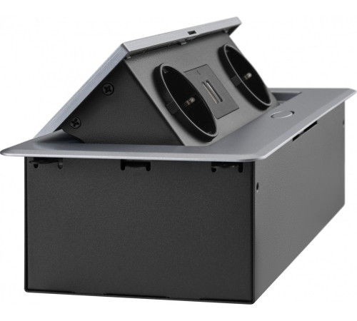 Сетевой фильтр CACTUS CS-SOCKET-EU/USBA-GY