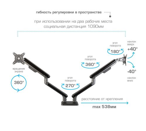 Кронштейн для монитора Tuarex Alta-22