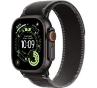 Умные часы Apple Watch Ultra 3 LTE 49 мм титановый корпус, черный/черный, нейлоновый ремешок размера S/M