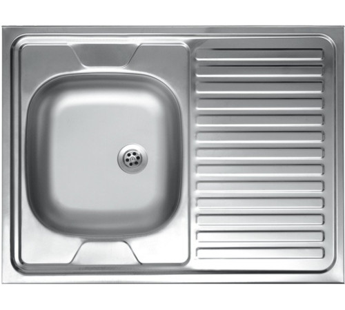 Кухонная мойка  Kromevye EC 220 D чаша слева