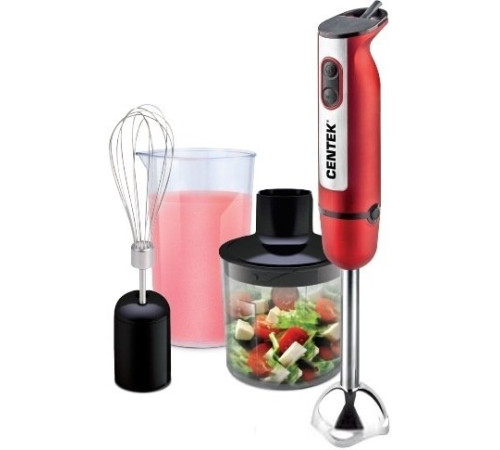 Погружной блендер CENTEK CT-1319 красный