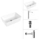 Умывальник Lauter 21674A + Moon 21СK81691C + сифон 21635CH + дон.клапан 21190CH хром