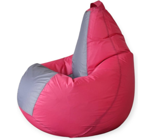 Кресло-мешок Mio Tesoro Груша Kombo XXL GF-130x85-FS фуксия/серый