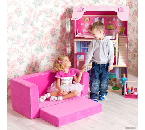 Бескаркасный диван Paremo Классик PCR316-05 розовый