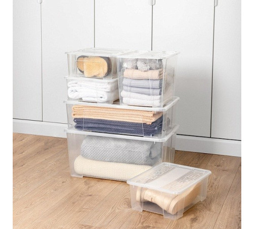 Ящик для хранения Econova Tex-Box 48 л 434207301 бесцветный