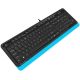 Клавиатура A4Tech Fstyler FK10 черный/синий