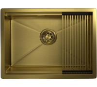 Кухонная мойка Granula GR-6045U золото сатин