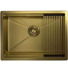 Кухонная мойка Granula GR-6045U золото сатин