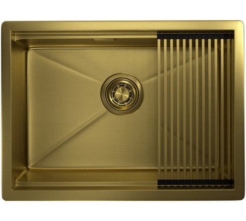 Кухонная мойка Granula GR-6045U золото сатин