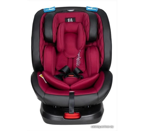 Детское автокресло Farfello Isofix YB102A2 бордовый/экокожа
