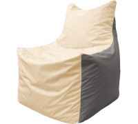 Кресло-мешок Flagman Фокс Ф2.1-140 слоновая кость/серый