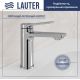 Умывальник Lauter 21675 + Silk 21CK572С с сифоном 21635CH хром
