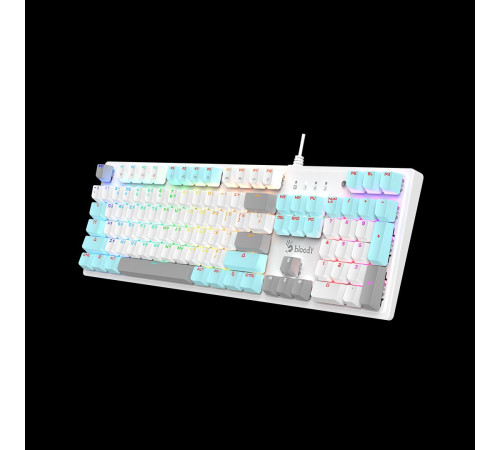 Клавиатура A4Tech Bloody S510N белый, Bloody BLMS Red