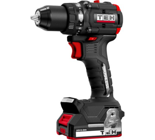 Дрель-шуруповерт TEH TDBL720-2B с 2-мя АКБ, кейс
