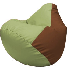 Кресло-мешок Flagman Груша Макси Г2.3-1907 оливковый/коричневый