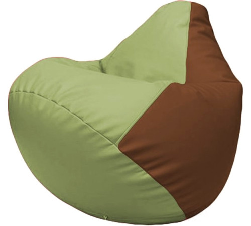 Кресло-мешок Flagman Груша Макси Г2.3-1907 оливковый/коричневый