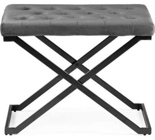 Табурет Woodville German 15542 dark grey/black
