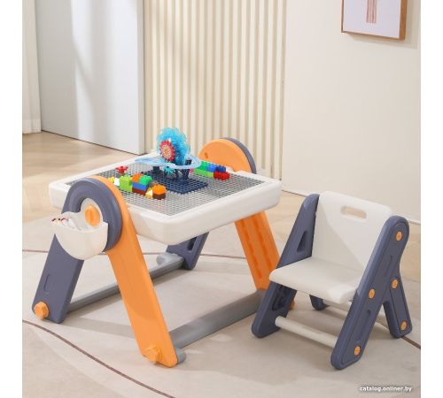 Игровой стол UNIX kids Yellow 4 в 1 PPT4IN1YEL