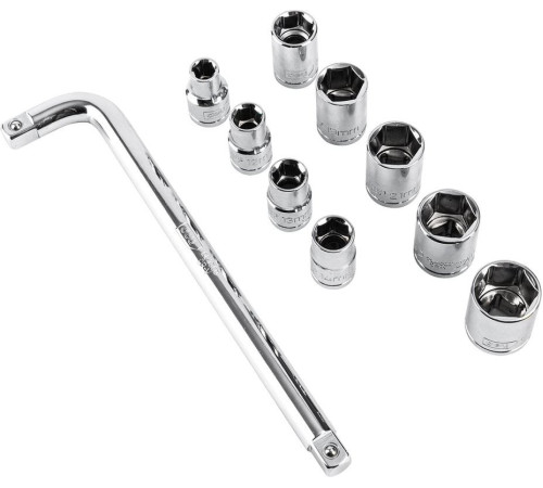 Набор трещотка с головками Deli DL2010T 10 предметов