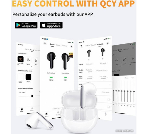 Наушники QCY AilyBuds Pro белый