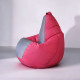 Кресло-мешок Mio Tesoro Груша Kombo XXL GF-130x85-FS фуксия/серый