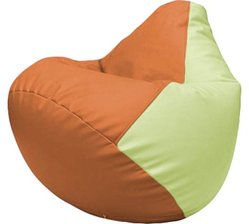 Кресло-мешок Flagman Груша Макси Г2.3-2004 оранжевый/светло-салатовый