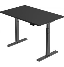 Стол Smartstol Slim 140x80x1.8 черный/черный