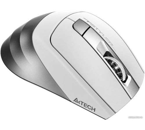 Мышь A4Tech Fstyler FB35S белый/серый