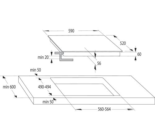 Варочная панель Gorenje ECT63ASC