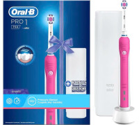 Электрическая зубная щетка Oral-B Pro 1 750 3D White D16.513.1UX розовый