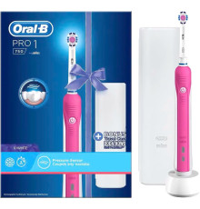Электрическая зубная щетка Oral-B Pro 1 750 3D White D16.513.1UX розовый