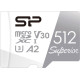 Карта памяти Silicon-Power Superior microSDXC SP512GBSTXDA2V20SP 512GB с адаптером