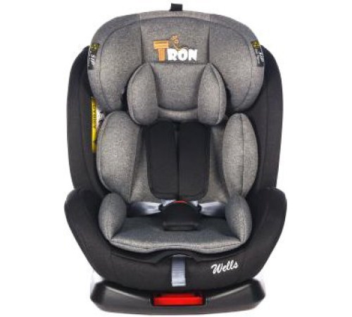 Детское автокресло Tron Wells grey shield