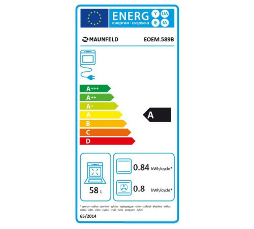 Электрический духовой шкаф MAUNFELD EOEM.589B