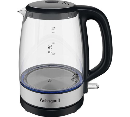 Электрический чайник Weissgauff WK 1712 EcoGlass Nero