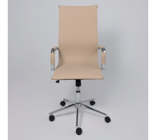 Офисное кресло AksHome Evelin экокожа, бежевый