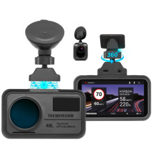 Видеорегистратор-GPS информатор 2в1 TrendVision TDR-725 Real 4K 2CH