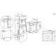 Электрический духовой шкаф Electrolux SteamBake 600 EOD6P66WX