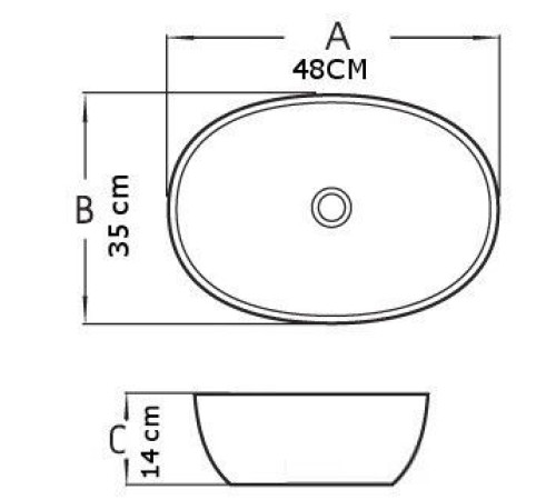 Умывальник Mexen Viki MEX-21054861