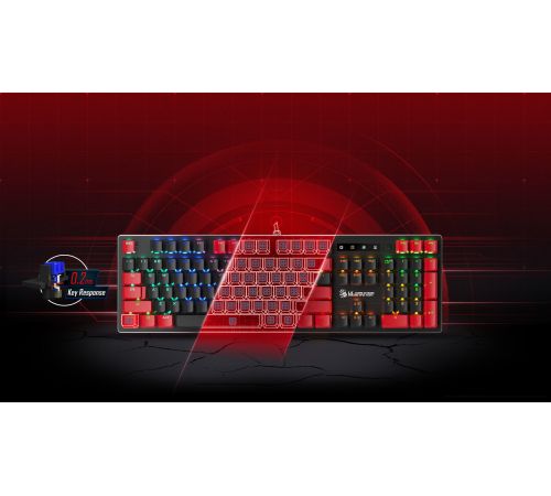 Клавиатура A4Tech Bloody B820N черный/красный