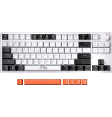 Клавиатура JEGG ZA87 Pro White Black Orange TNT Yellow
