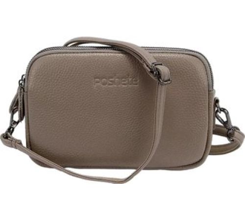 Женская сумка Poshete 886-60061-LCF кофе