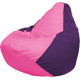 Кресло-мешок Flagman Груша Макси Г2.1-191 фиолетовый/розовый