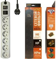 Сетевой фильтр Most HPW 2 м черный