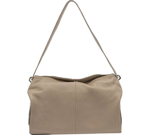 Женская сумка Poshete 845-SJ7253NOL-LCF светлый кофейный